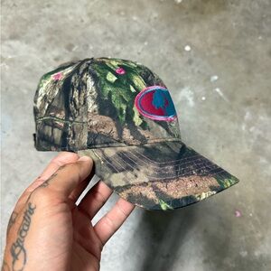 Vintage Y2K Mossy Oak Hunting Camo Hat NWOT Cotton Candy Pink And Blue Woman’s